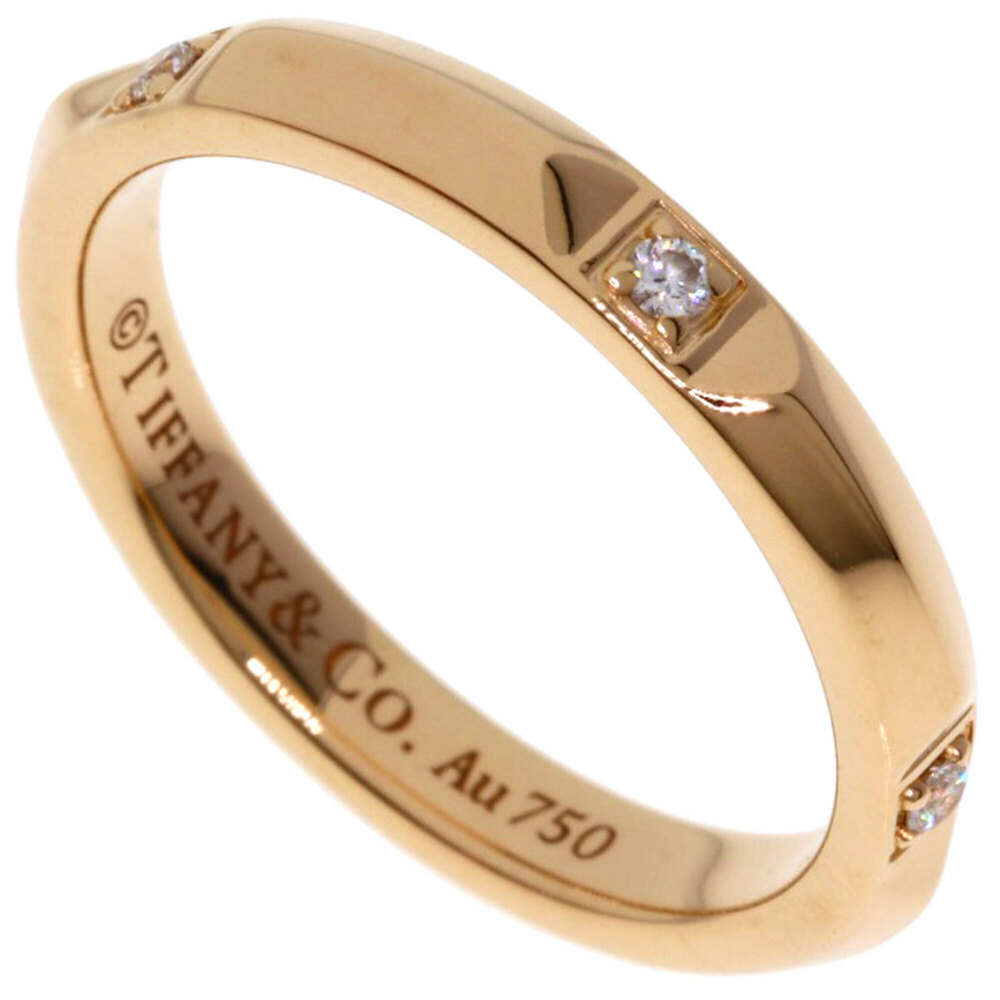 TIFFANY & CO. 18k Gold Diamond Ring